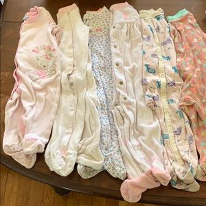 9 Months Footie Jammies (10 pairs)